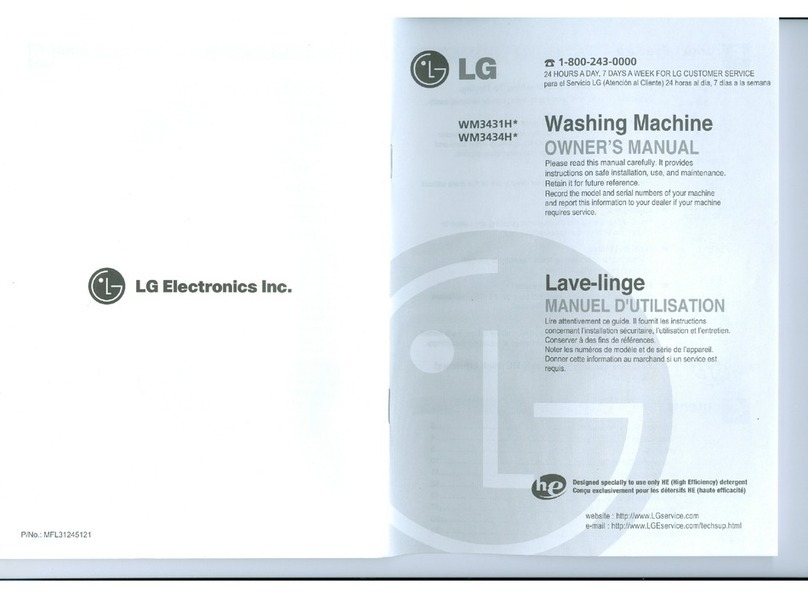 LG WM3431H Series owner's manual