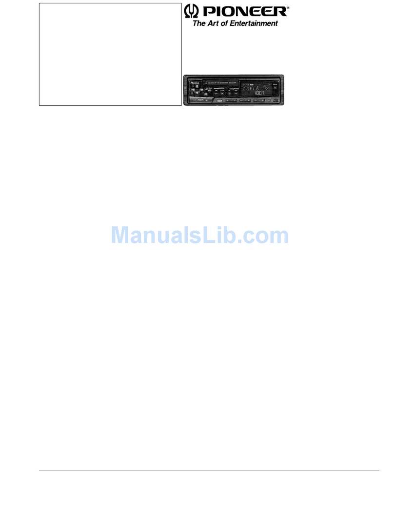 Pioneer KEH-P424 Service manual