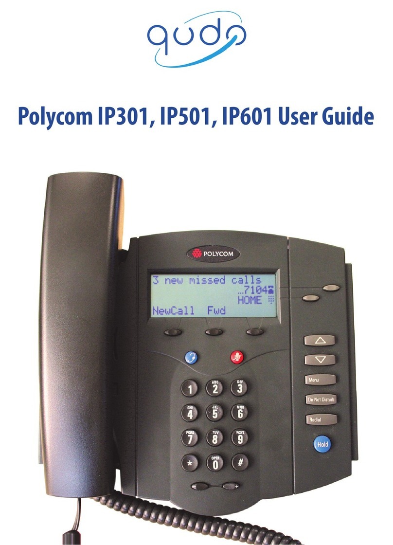 Polycom Soundpoint IP 301 user guide