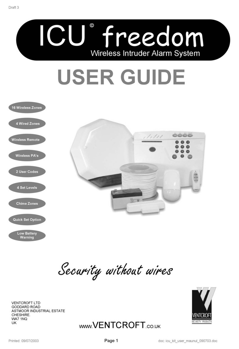 VENTCROFT ICU freedom user guide VENTCROFT ICU freedom user guide