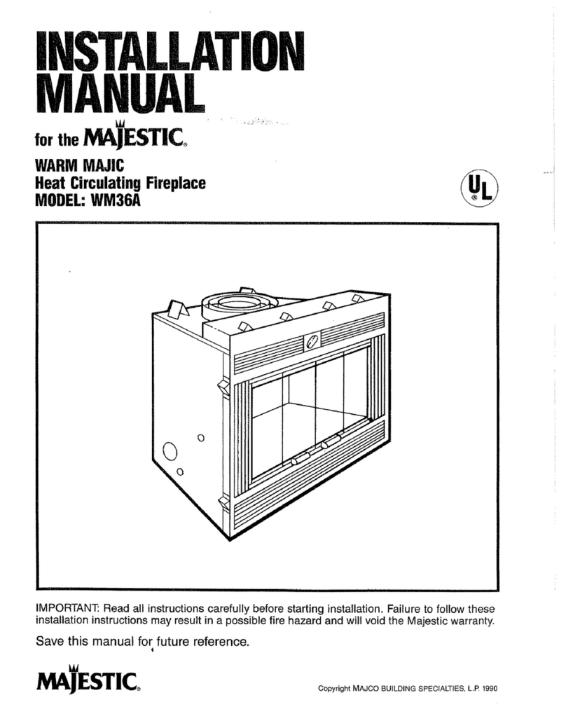 Majestic WM36A User manual Majestic WM36A User manual