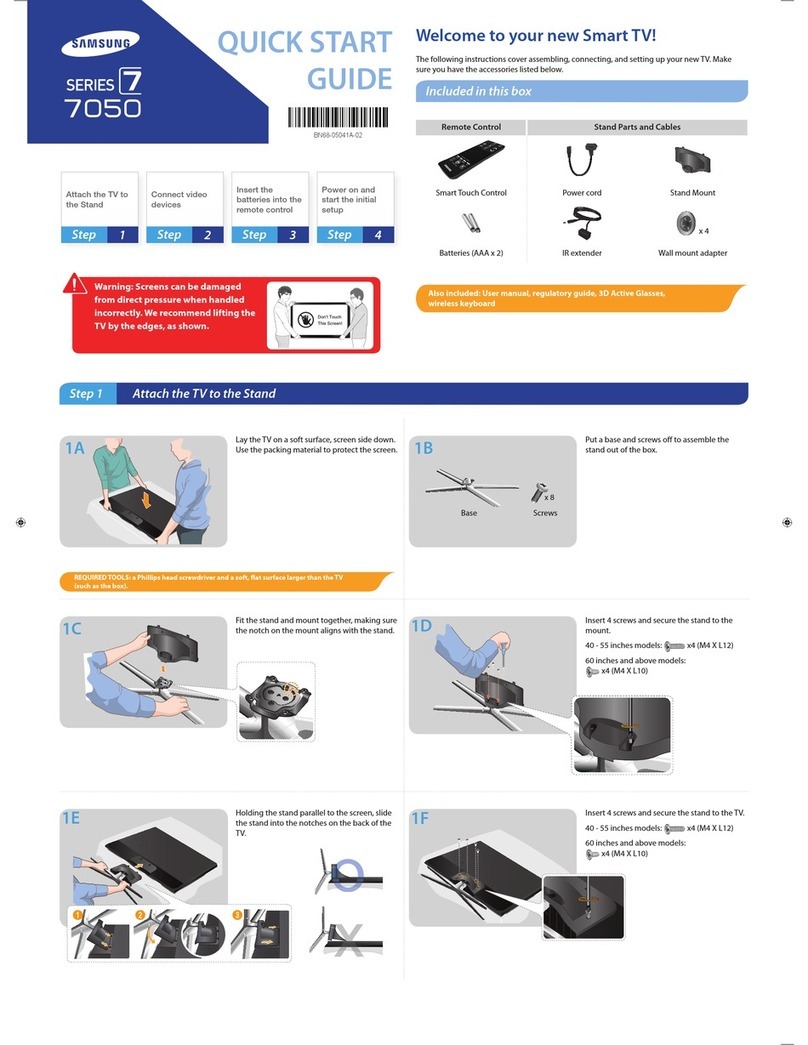 Samsung 7050 series quick start guide