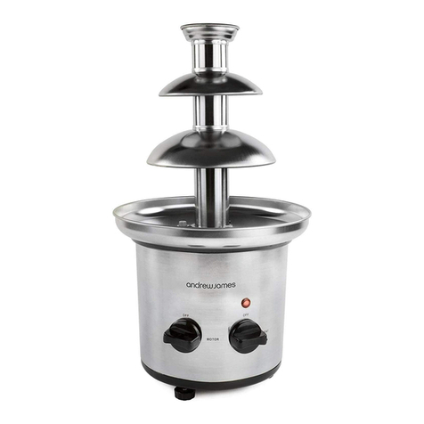 Andrew James Chocolate Fountain User manual