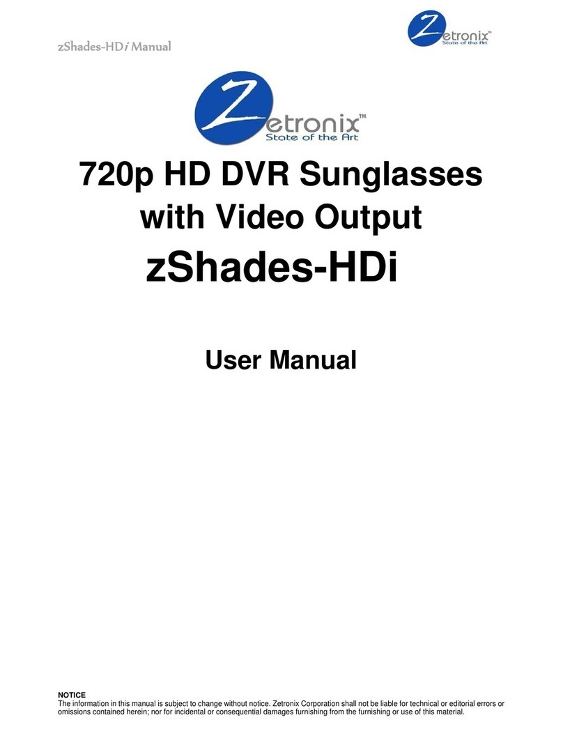 Zetronix zShades-HDi User manual