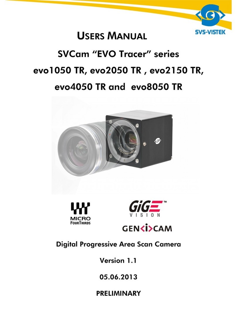 SVS-Vistek evo1050 user manual