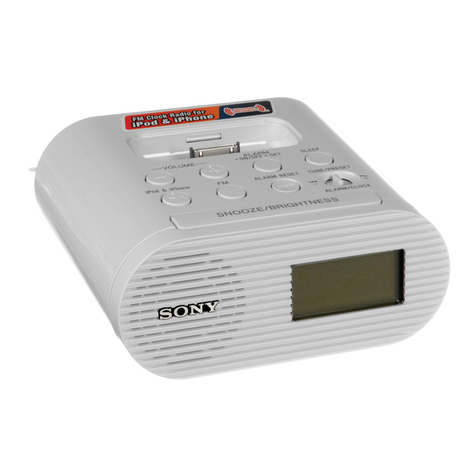 Sony ICF-C05iP User manual