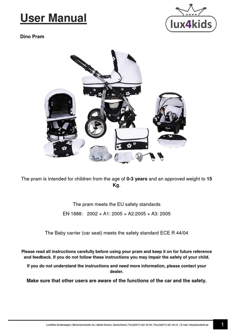 Lux4Kids Dino Pram user manual