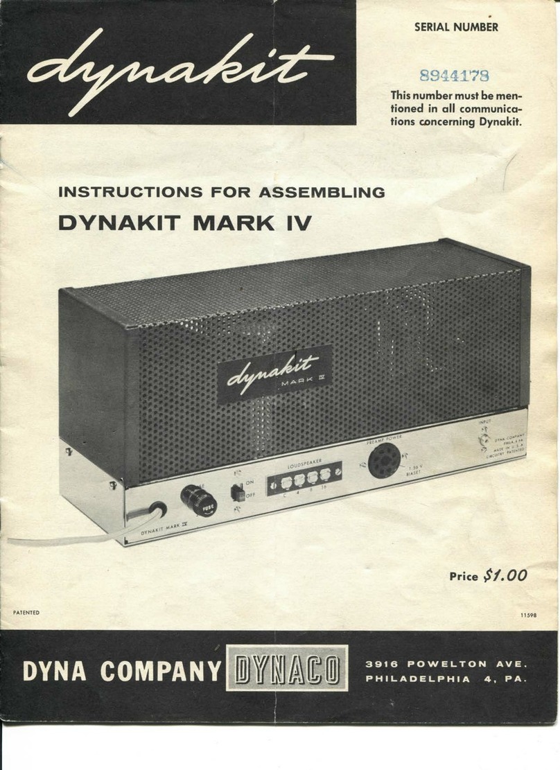 Dynakit MArk IV Instructions for assembling