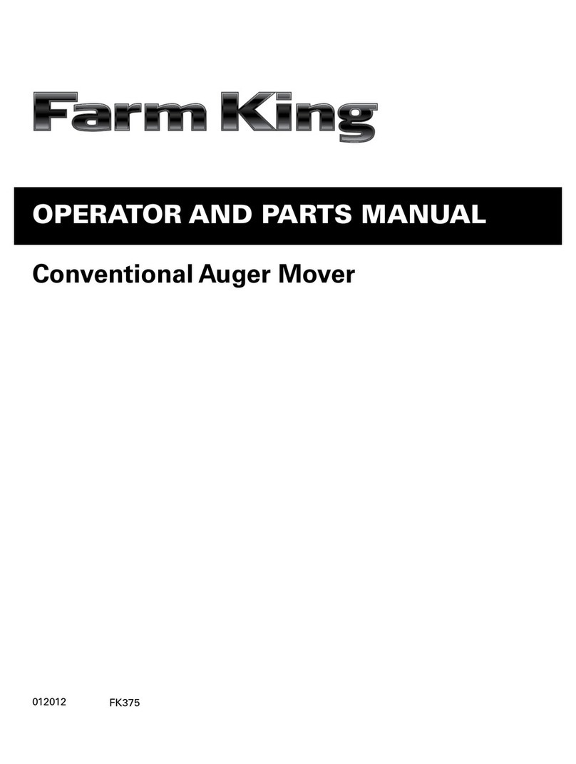 Farm King FK375 Operator and parts manual