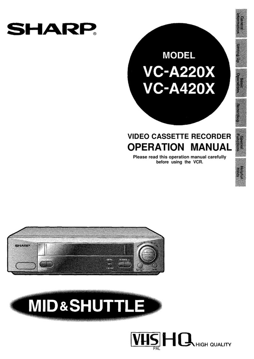Sharp VC-A220X User manual