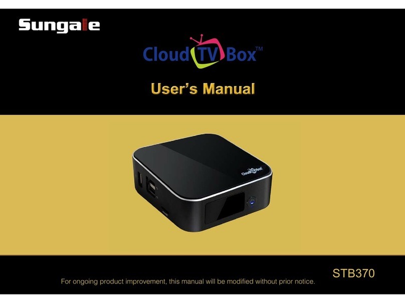 Sungale STB370 User manual