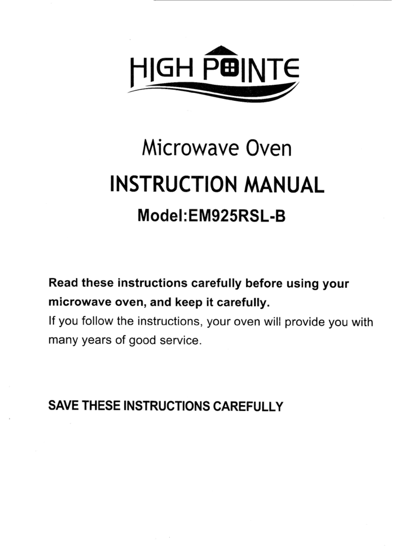 high pointe EM925RSL-B User manual