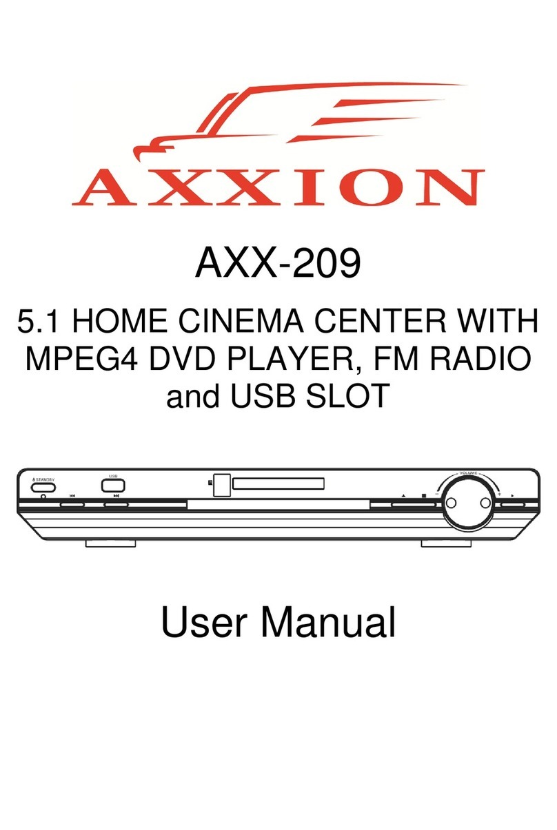 Axxion AXX-209 user manual