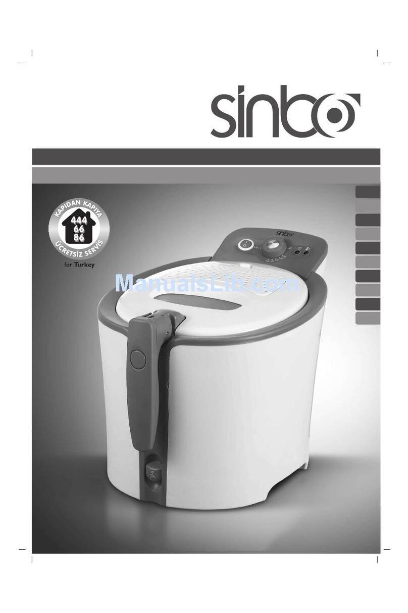 Sinbo SDF 3830 instruction manual Sinbo SDF 3830 instruction manual