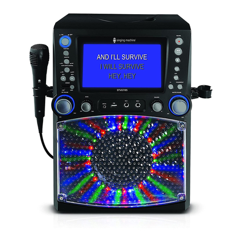 The Singing Machine STVG785 instruction manual