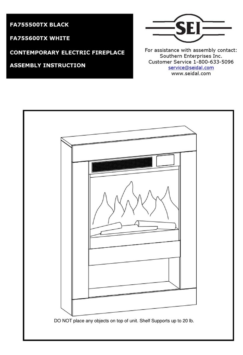 SEI FA755500TX BLACK Assembly instruction