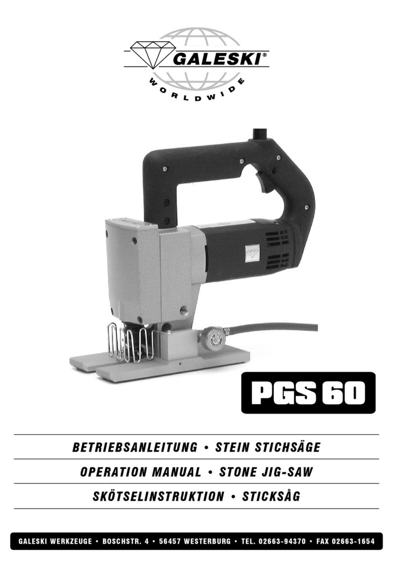 Galeski PGS 60 User manual