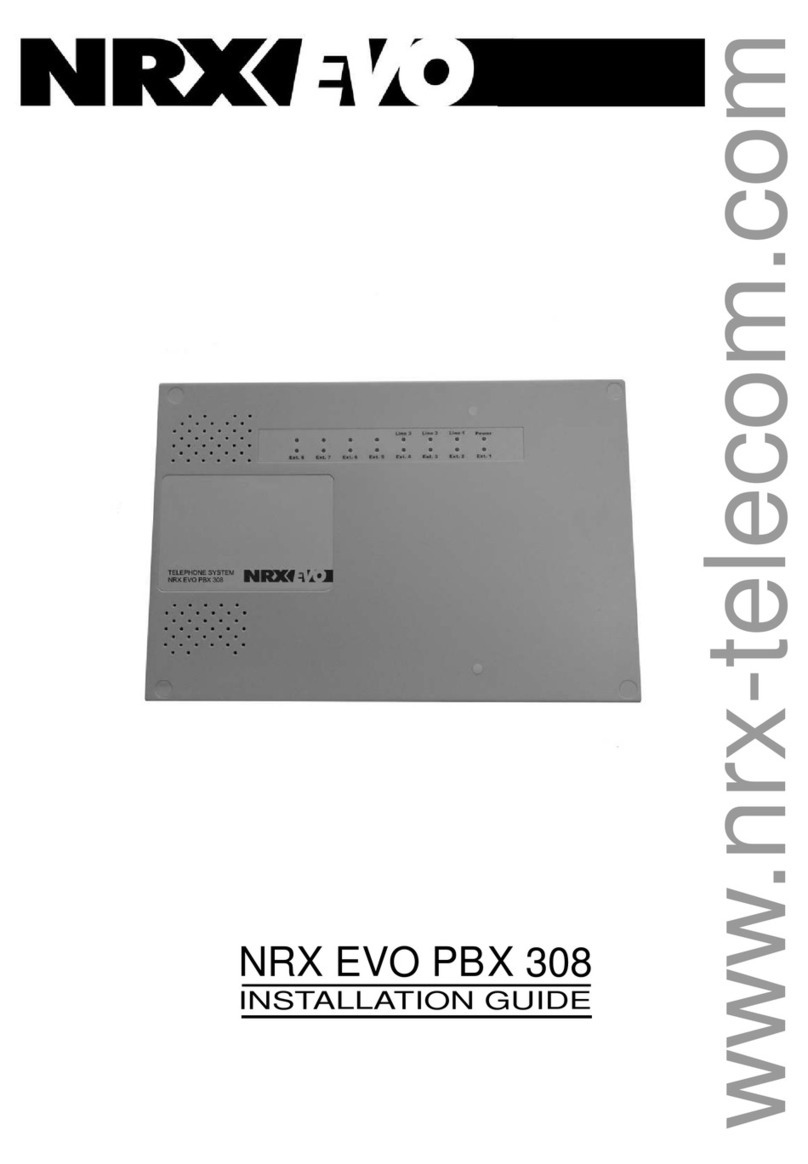 NRX EVO PBX 308 installation guide