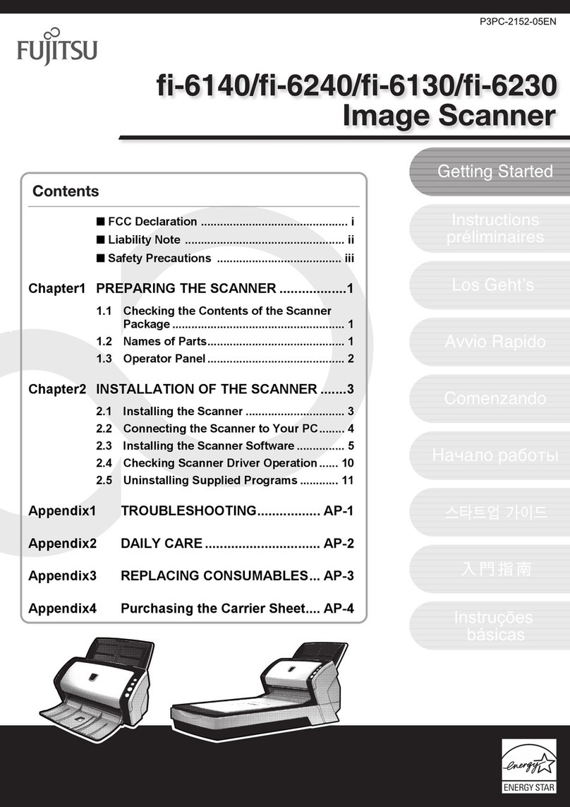 Fujitsu FI 6140 - Document Scanner Getting started