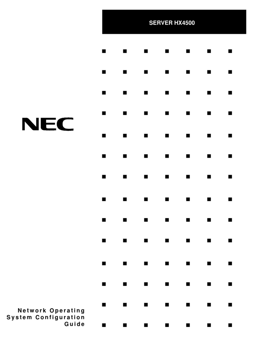 NEC HX4500 User manual