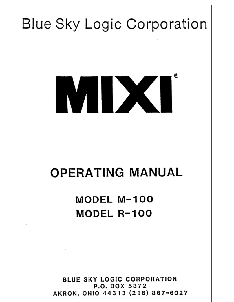 MIXI M-100 User manual
