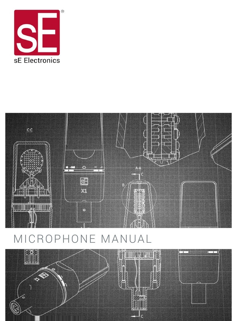 SE Electronics microphone Manual guide