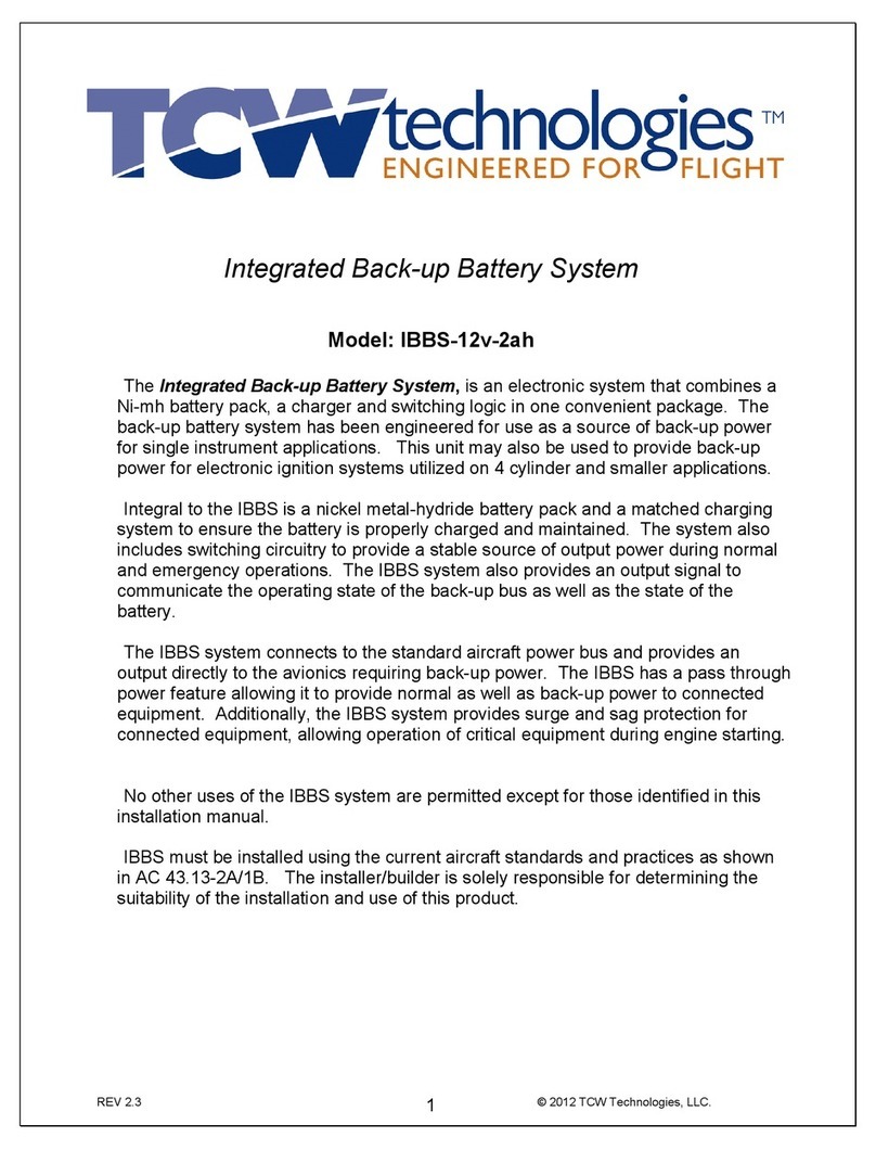 TCW IBBS-12v-2ah installation instructions