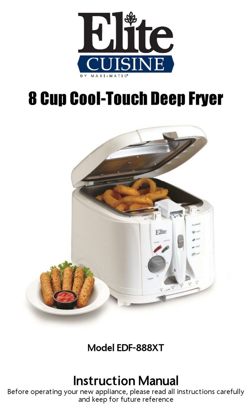 Maxi-matic EDF-888XT User manual