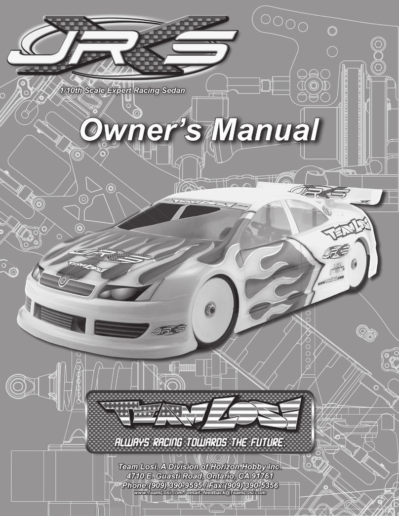 Team Losi JRX-S User manual