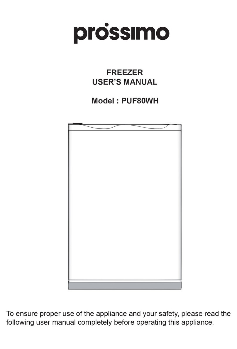 Prossimo PUF80WH user manual
