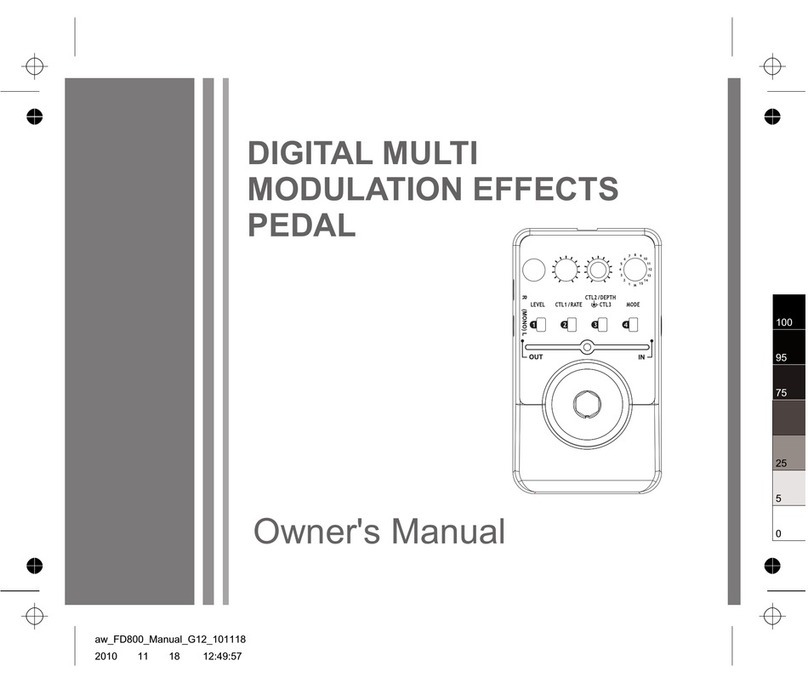 Muza FD800 owner's manual