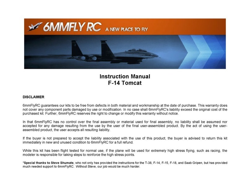 6mmFlyRC F-14 Tomcat instruction manual