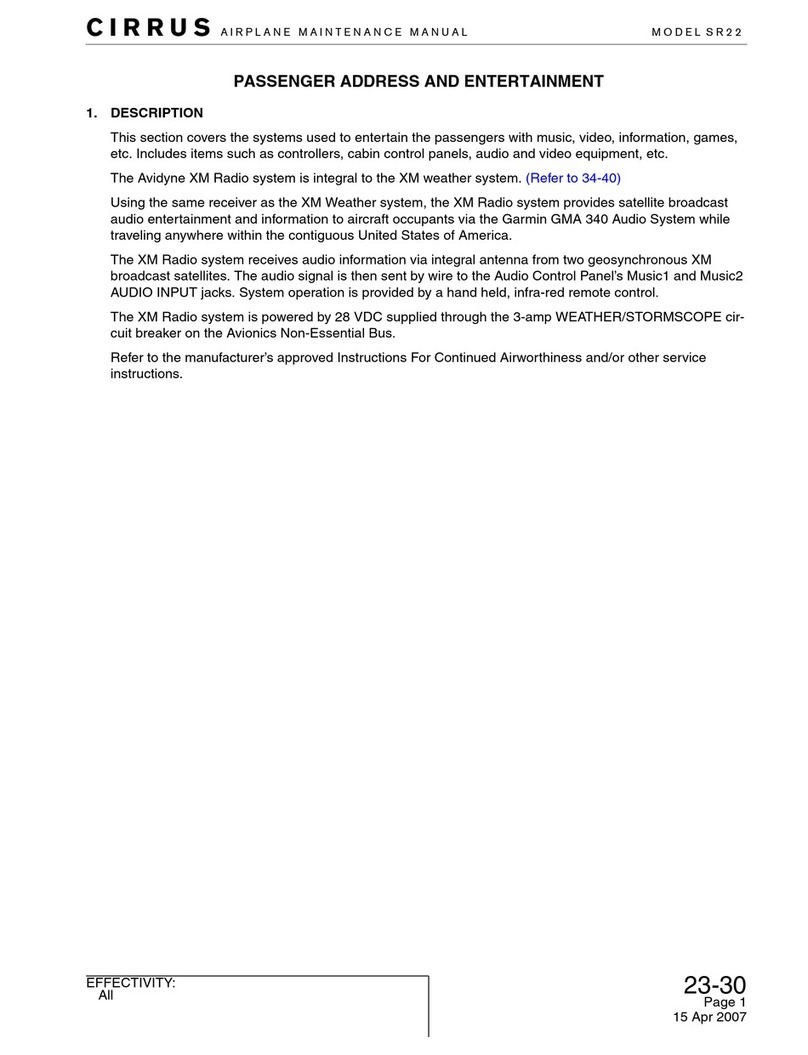 Cirrus SR22 Maintenance manual