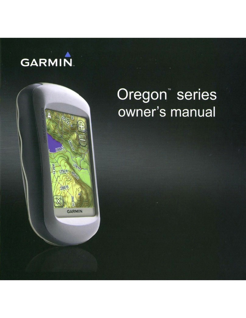 Garmin Oregon Series owner's manual