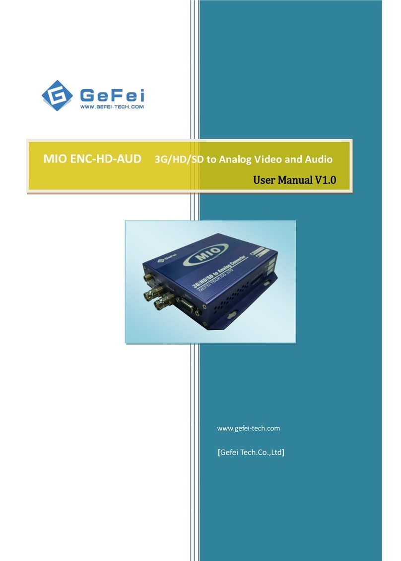 Gefei MIO ENC-HD-AUD user manual