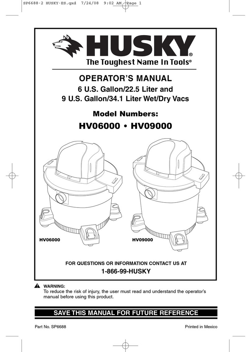 Husky HV06000 Operator's manual