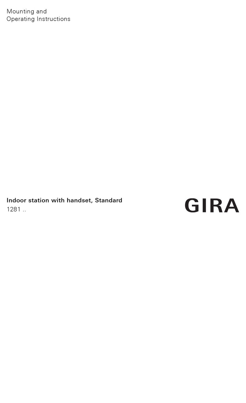 Gira 1281 Series Service manual