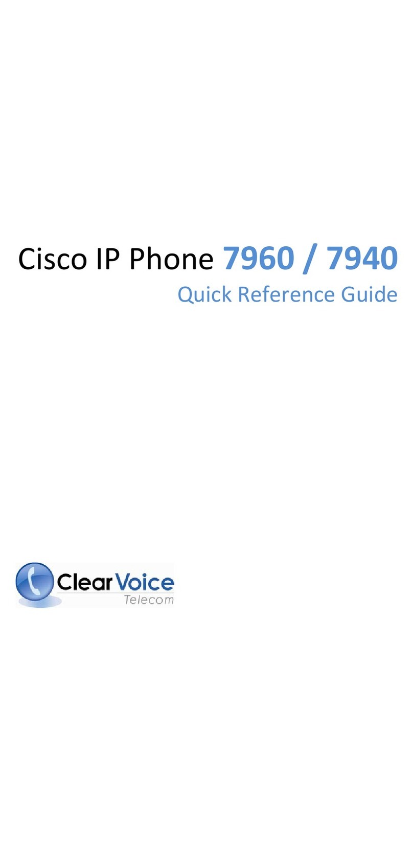 Cisco Cisco 7960 User manual