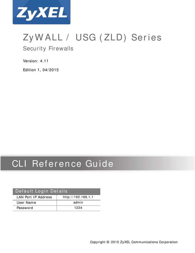 ZyXEL Communications ZyWALL USG Series reference guide