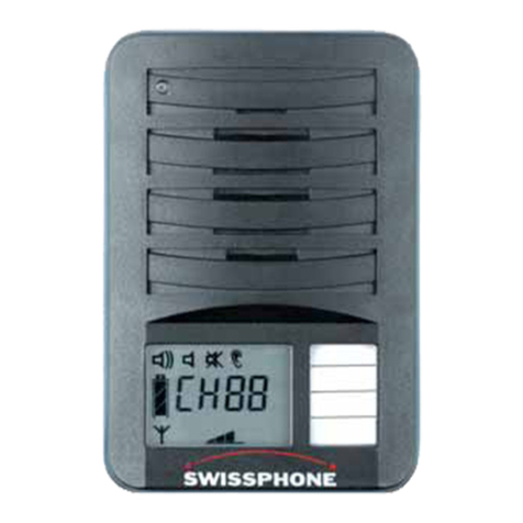 SwissPhone Analog Pager operating instructions