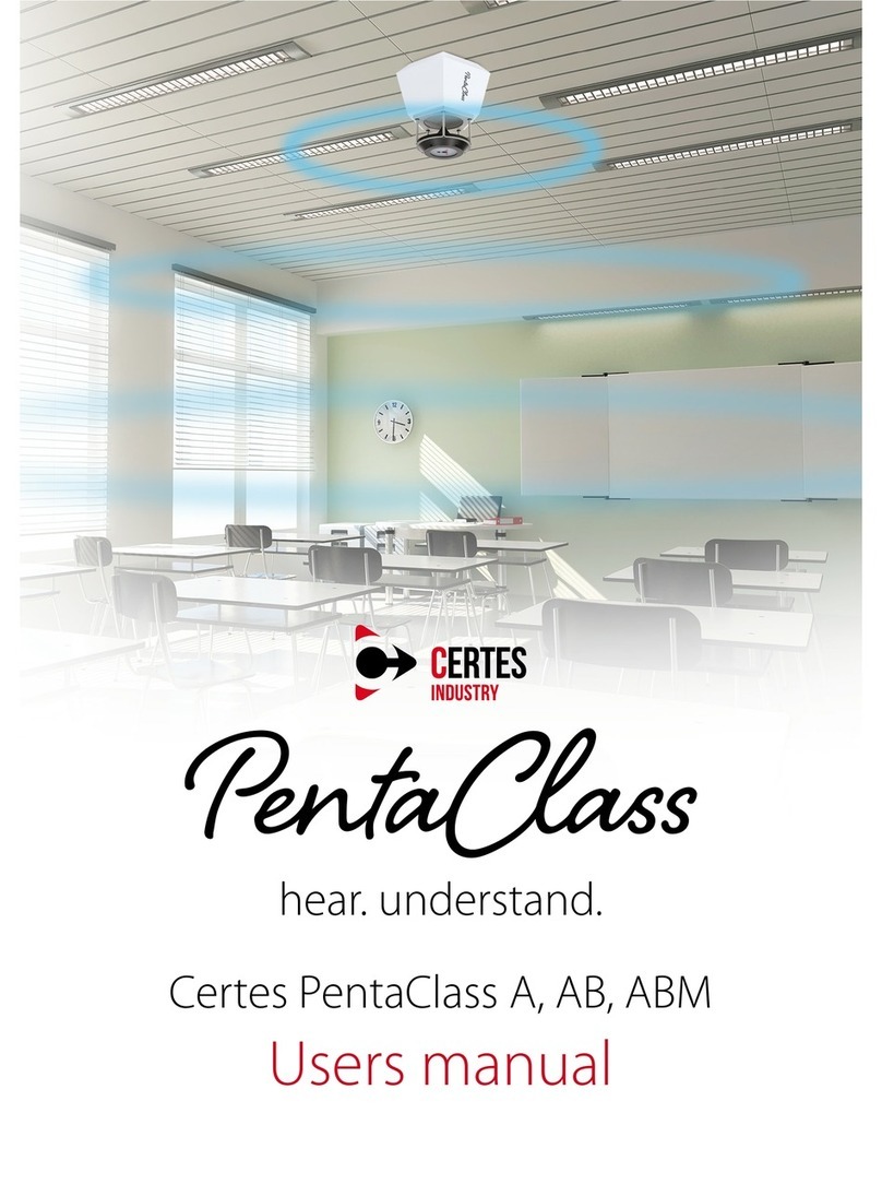 Certes PentaClass A user manual