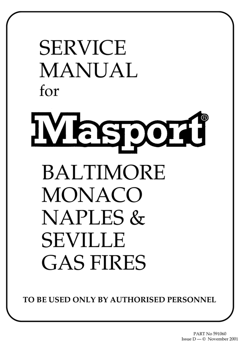 Masport BALTIMORE MONACO NAPLES Service manual