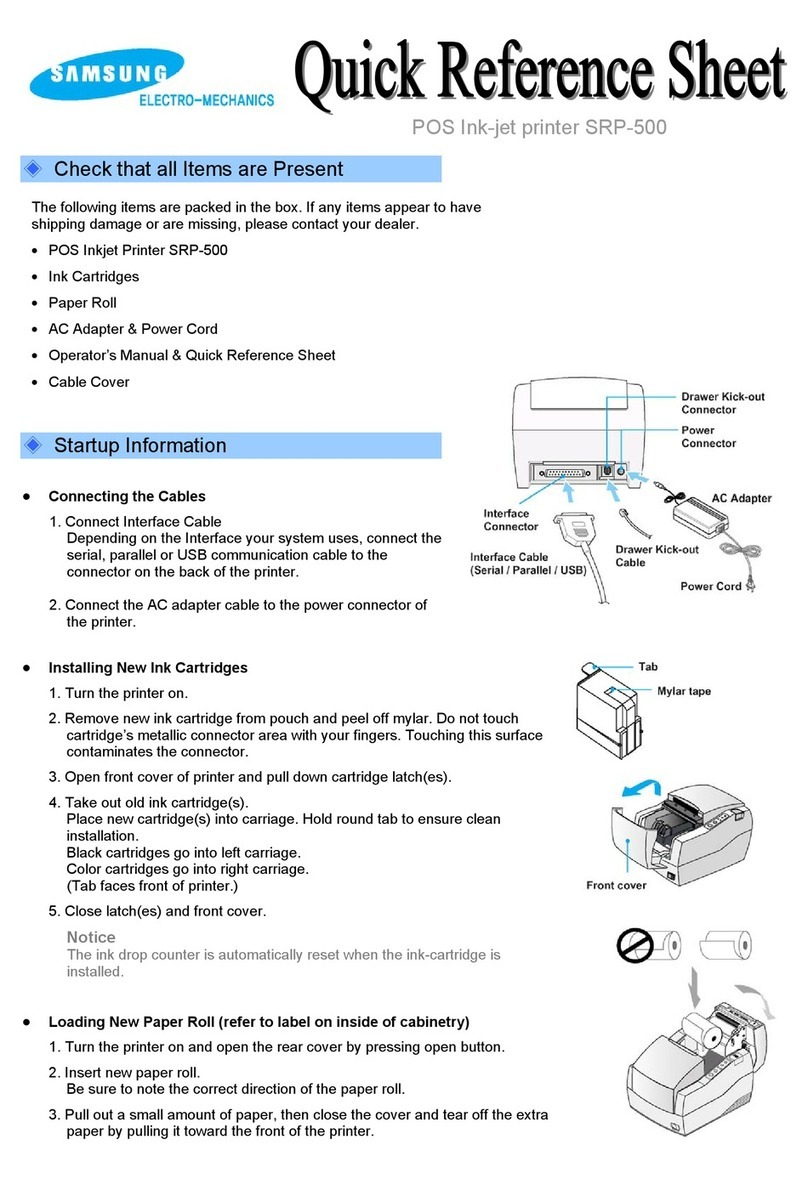Samsung Bixolon SRP-500 User manual