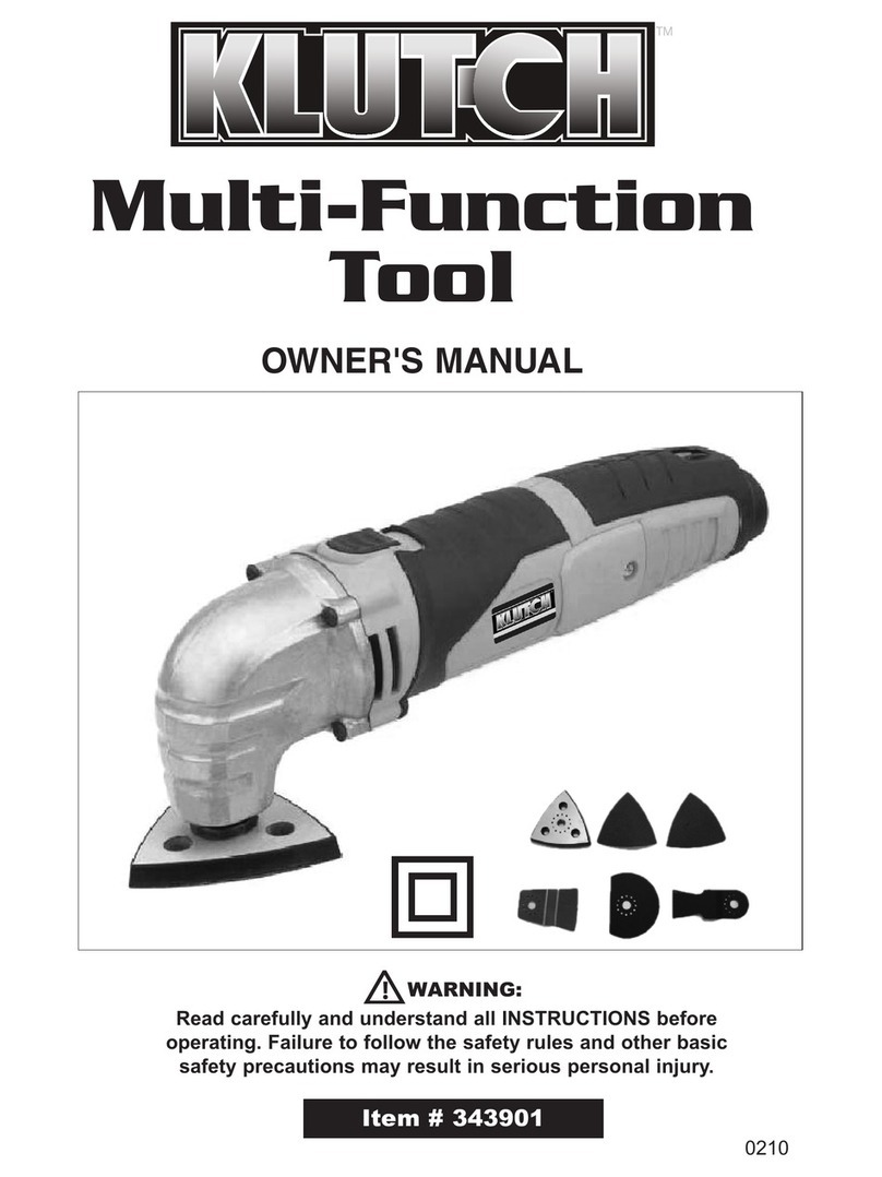 Klutch Multi-function Tool owner's manual