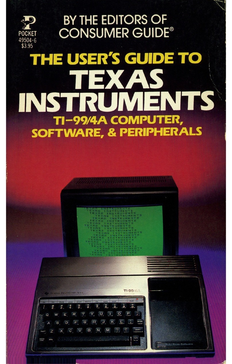 Texas Instruments TI-99/4A User manual