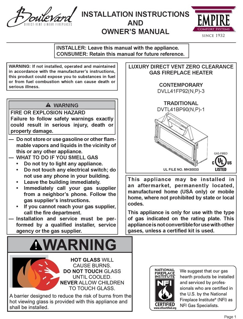 Boulevard DVLL41FP92(N Installation instructions and owner's manual