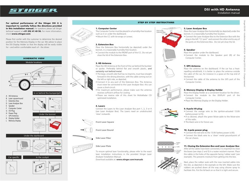 Stinger DSI computer installation manual