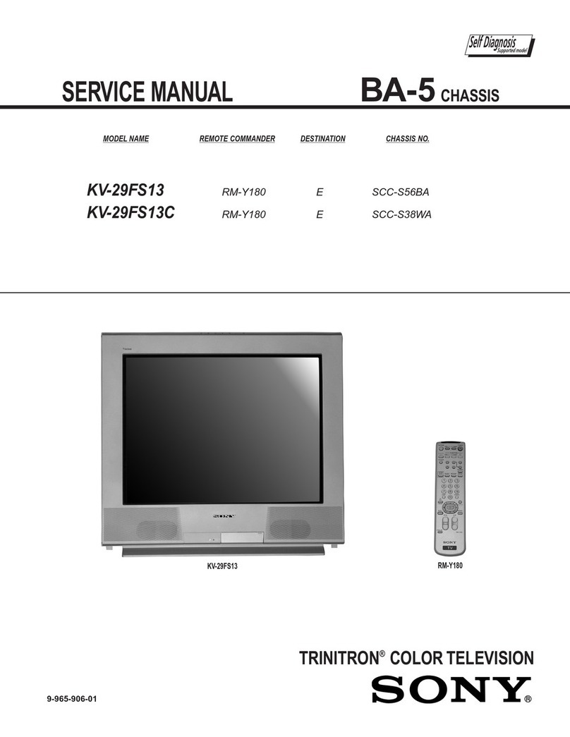 Sony Trinitron KV-29FS13 User manual