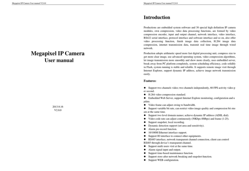 Hadex Megapixel IP Camera user manual