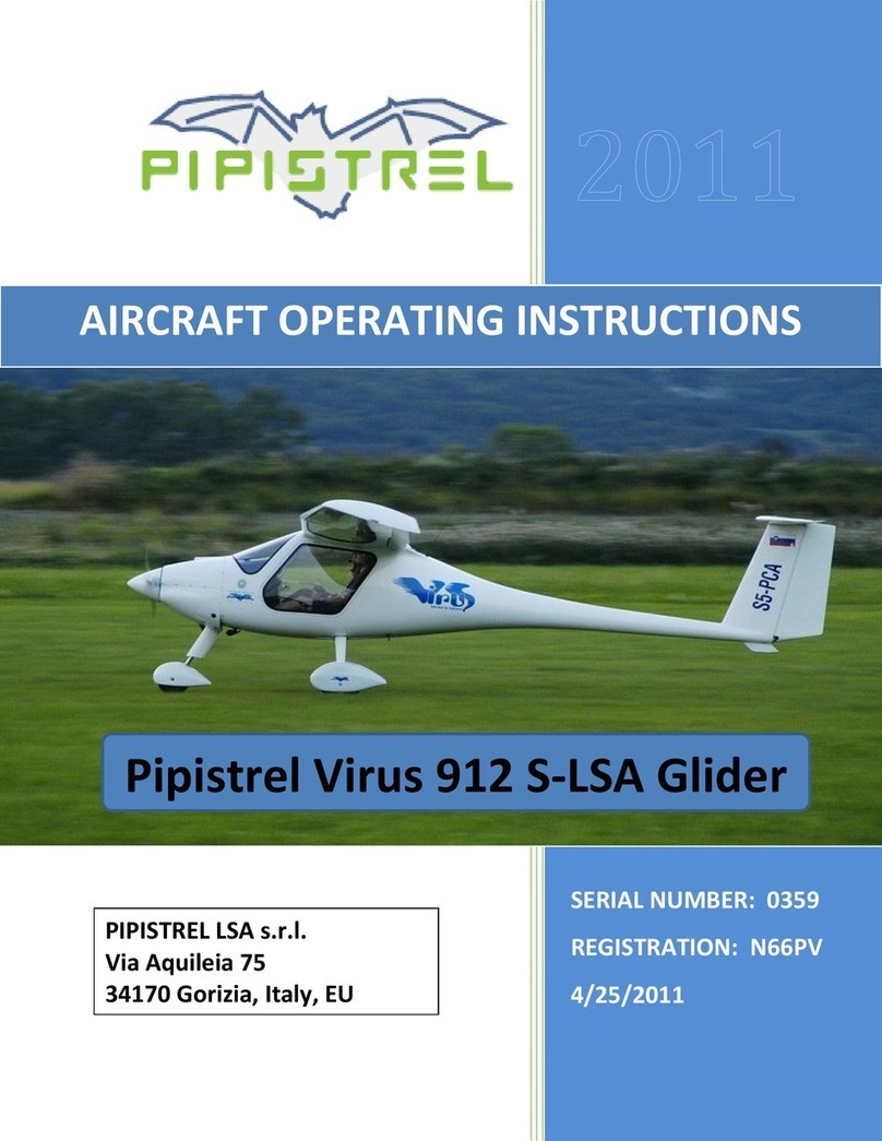 Pipistrel Virus 912 S-LSA Glider User manual Pipistrel Virus 912 S-LSA Glider User manual